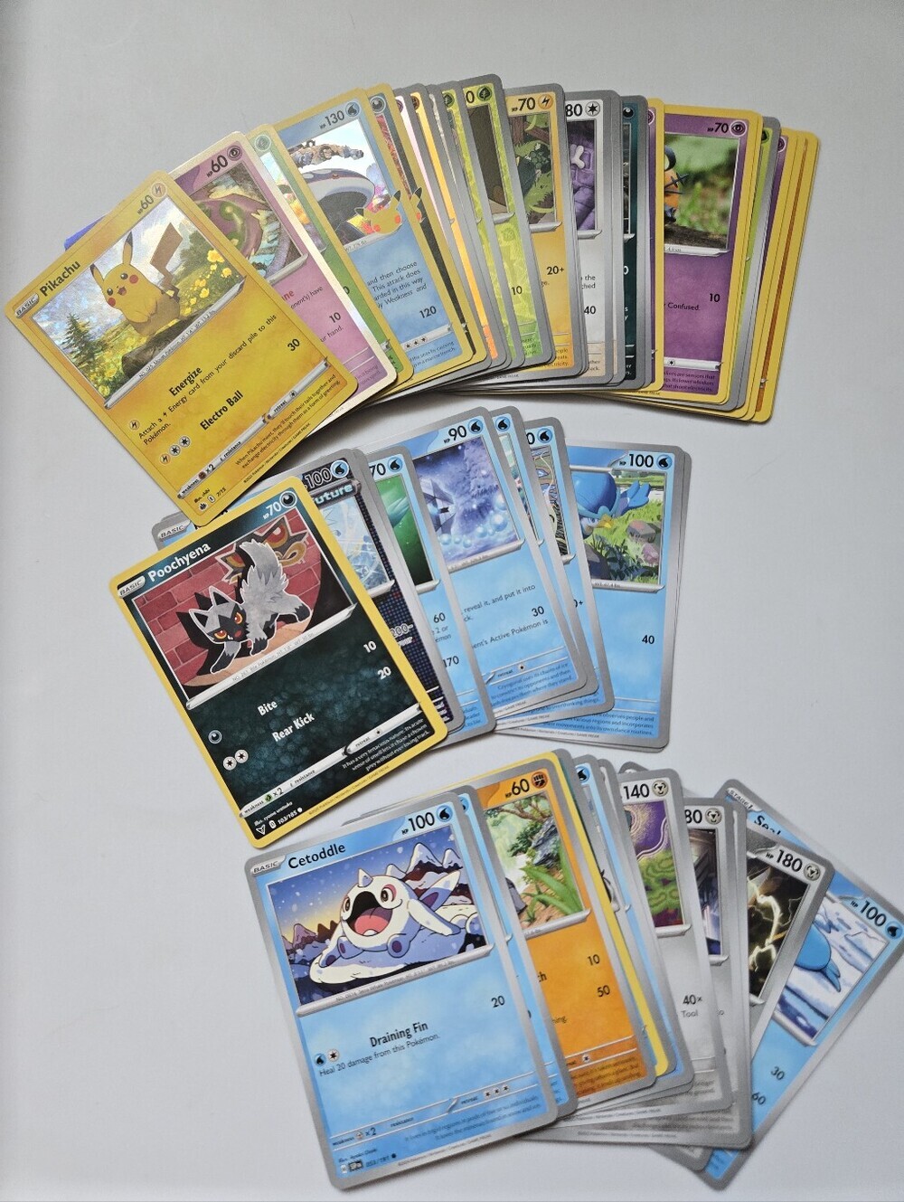 50x Pokémon Cards (Pikachu)